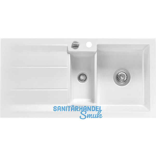 SYSTEMCERAM Einbausp�le Genea 100, 1000 x 510 mm �1,5% rev., Gr�nland