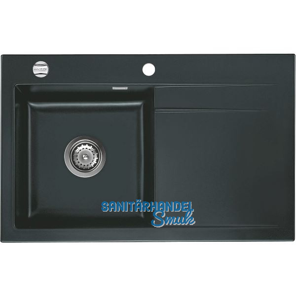 SYSTEMCERAM Einbausp�le Stema 80, 800 x 510 mm �1,5% Tropfteil rechts, Eibe