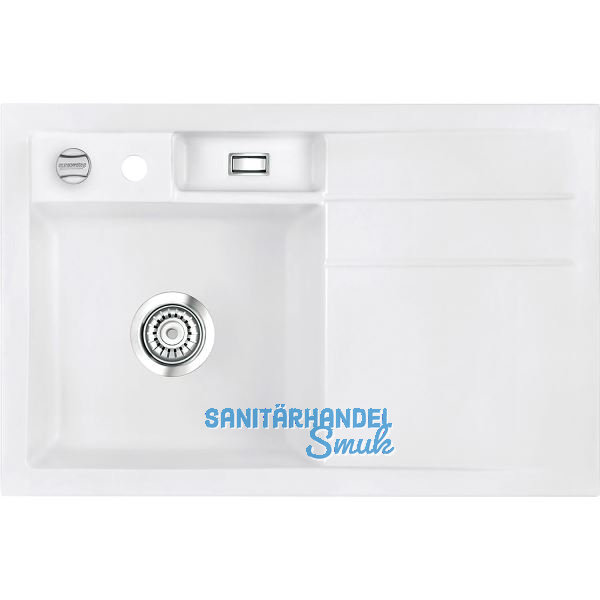 SYSTEMCERAM Einbausp�le Bela 78 Excenter, 780 x 510 mm Tropfteil rechts Gr�nland