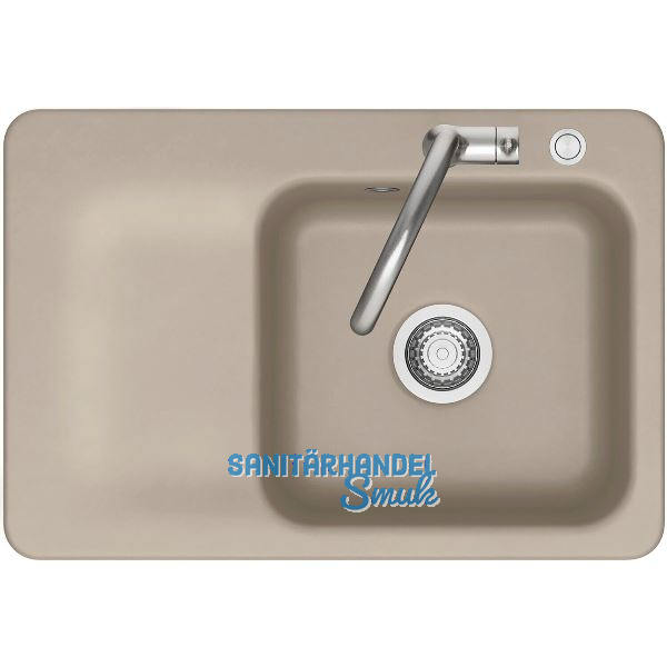 SYSTEMCERAM Einbausp�le Juna 75 Excenter, 750 x 510 mm Tt. links, Fango