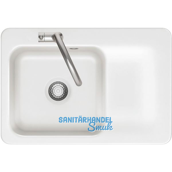 SYSTEMCERAM Einbausp�le Juna 75, 750 x 510 mm Tt. rechts, Gr�nland