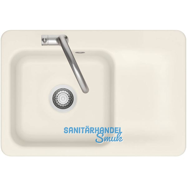 SYSTEMCERAM Einbausp�le Juna 75, 750 x 510 mm Tt. rechts, Jasmin