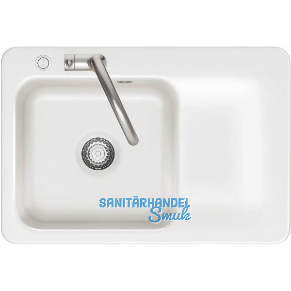 SYSTEMCERAM Einbausp�le Juna 75 Excenter, 750 x 510 mm Tt. rechts, Gr�nland