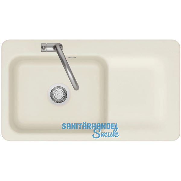 SYSTEMCERAM Einbausp�le Juna 90, 900 x 510 mm Tt. rechts, Jasmin