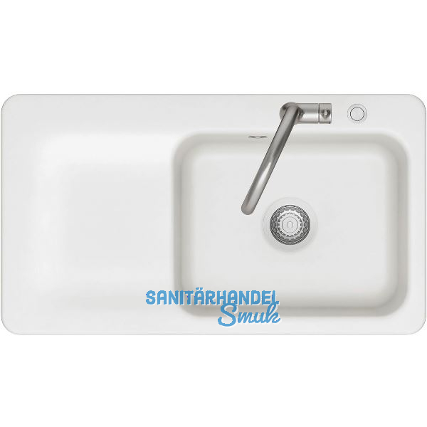 SYSTEMCERAM fl�chenb�ndige Sp�le Juna 90 F Excenter Tt. links, Polar