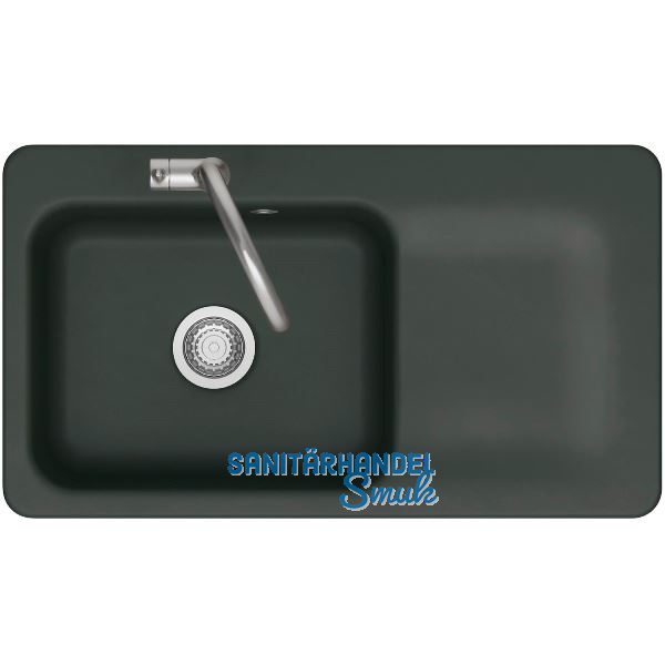 SYSTEMCERAM fl�chenb�ndige Sp�le Juna 90 F, 876 x 486 mm Tt. rechts, Eibe