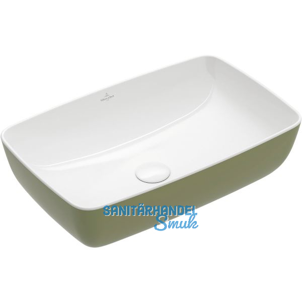 VILLEROY & BOCH Aufsatzwaschtisch Artis 417258BCS8 580 mm, Sage Green