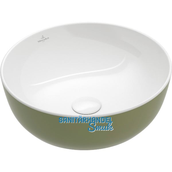 VILLEROY & BOCH Aufsatzwaschtisch Artis 417943BCS8 � 430 mm, Sage Green
