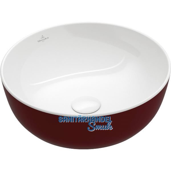 VILLEROY & BOCH Aufsatzwaschtisch Artis 417943BCS9 � 430 mm, Bordeaux