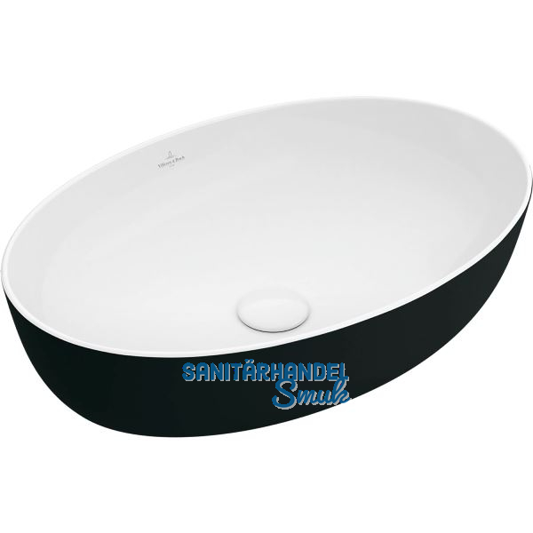 VILLEROY & BOCH Aufsatzwaschtisch Artis 419861BCT8 610 mm, Coral Black