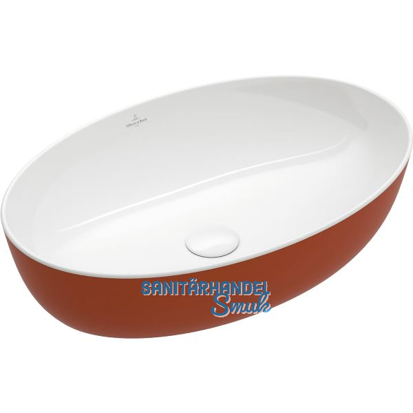 VILLEROY & BOCH Aufsatzwaschtisch Artis 419861BCW8 610 mm, Rust
