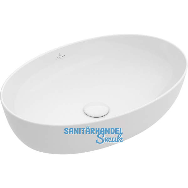 VILLEROY & BOCH Aufsatzwaschtisch Artis oval, Wei� Alpin CeramicPlus