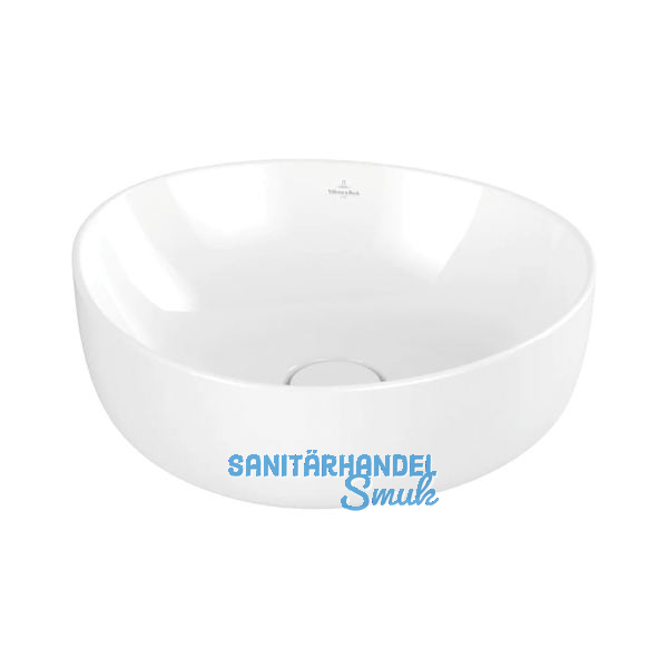 VILLEROY & BOCH Aufsatzwaschtisch Antao Breite 400 mm, Wei� Alpin CeramicPlus