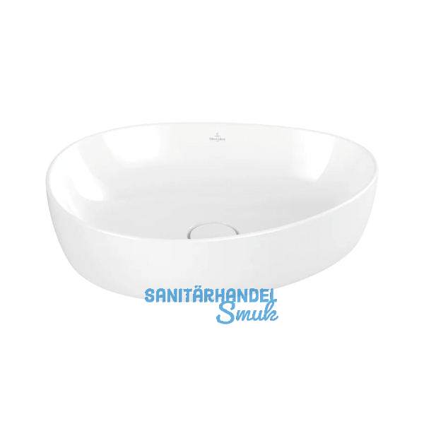 VILLEROY & BOCH Aufsatzwaschtisch Antao Breite 510 mm, Wei� Alpin CeramicPlus