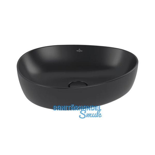 VILLEROY & BOCH Aufsatzwaschtisch Antao 4A7351R7 510 mm, Pure Black