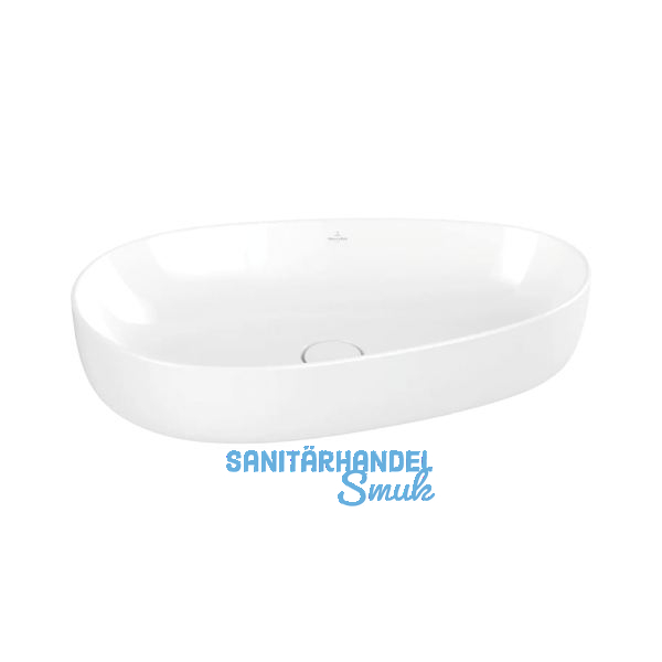 VILLEROY & BOCH Aufsatzwaschtisch Antao Breite 650 mm, Wei� Alpin CeramicPlus