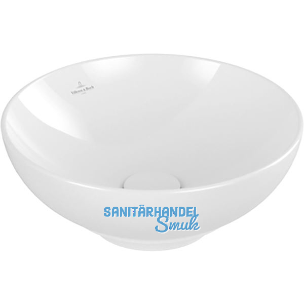 VILLEROY & BOCH Aufsatzwaschtisch L&F 4A4500R1 � 380 mm, Wei� Alpin