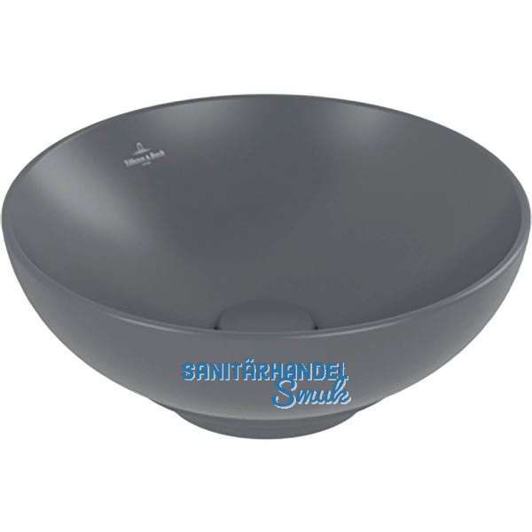 VILLEROY & BOCH Aufsatzwaschtisch L&F 4A4500I4 � 380 mm, Graphit