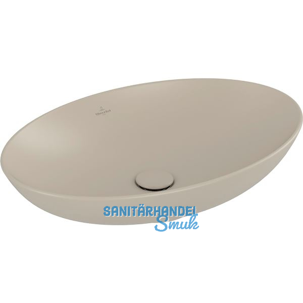 VILLEROY & BOCH Aufsatzwaschtisch L&F 4A4800AM 620 mm, Almond