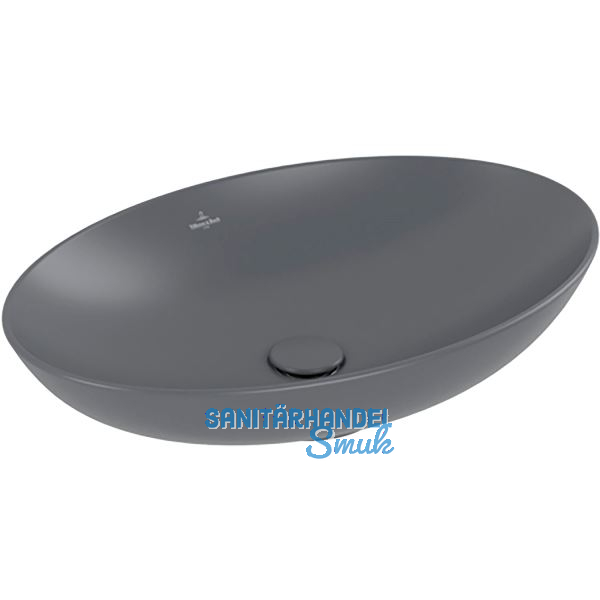 VILLEROY & BOCH Aufsatzwaschtisch L&F 4A4800I4 620 mm, Graphit