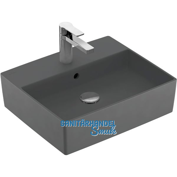 VILLEROY & BOCH Aufsatzwaschtisch Memento 2.0 4A0750I4 500 mm, Graphit