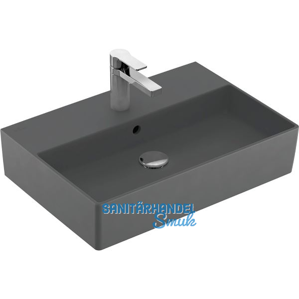 VILLEROY & BOCH Aufsatzwaschtisch Memento 2.0 4A226GI4 600 mm, Graphit