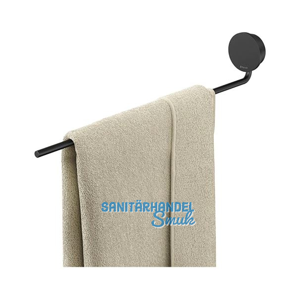 GEESA Handtuchhalter Opal Metallfinish Schwarz geb�rstet