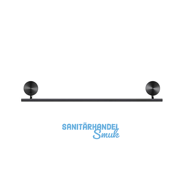 GEESA Handtuchhalter 450 mm Opal Metallfinish Schwarz geb�rstet