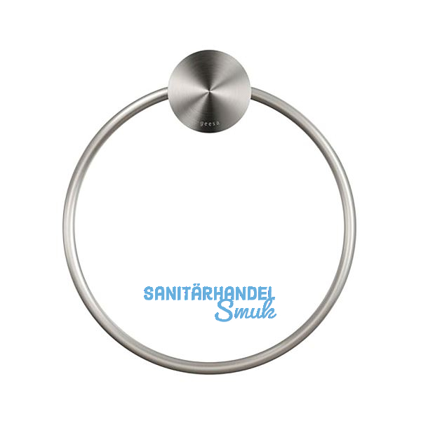 GEESA Handtuchring Opal Metallfinish Edelstahl geb�rstet