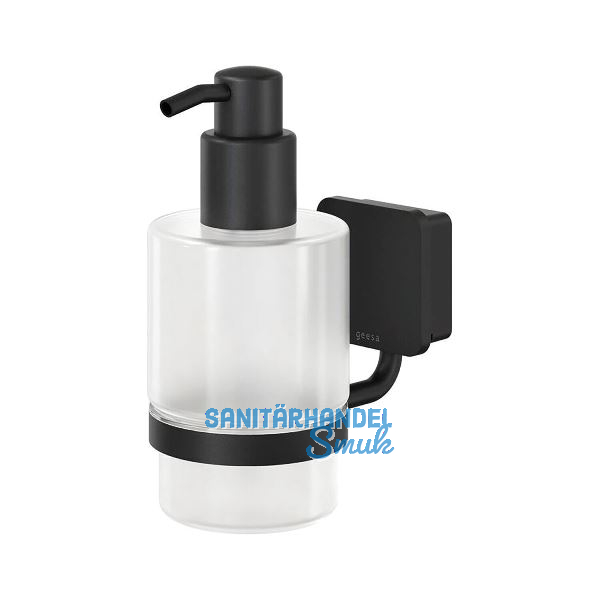 GEESA Lotionspender Topaz 200 ml Schwarz matt