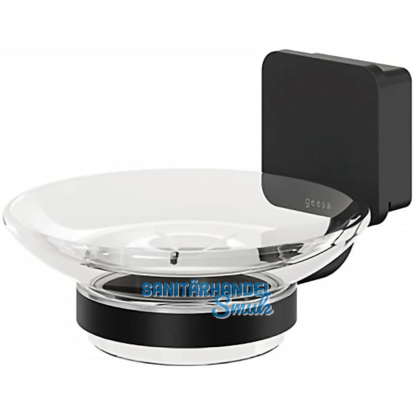 GEESA Seifenablage Topaz Schwarz matt