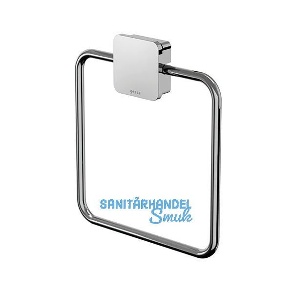 GEESA Handtuchring Topaz Chrom