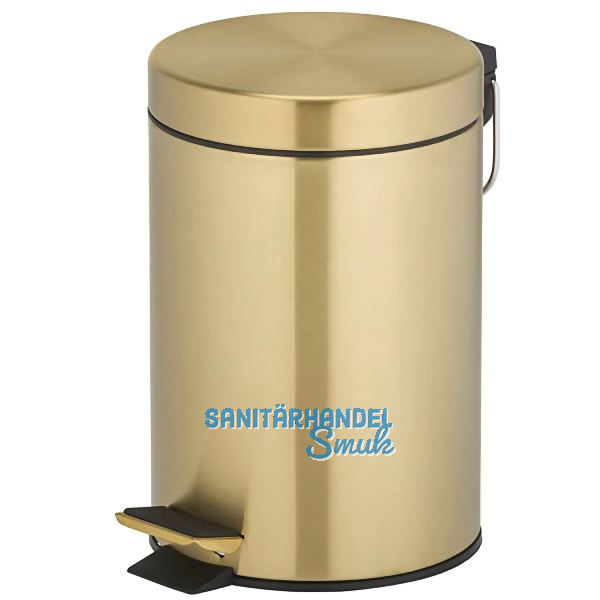 GEESA Treteimer Hotel 3 Liter Gold geb�rstet