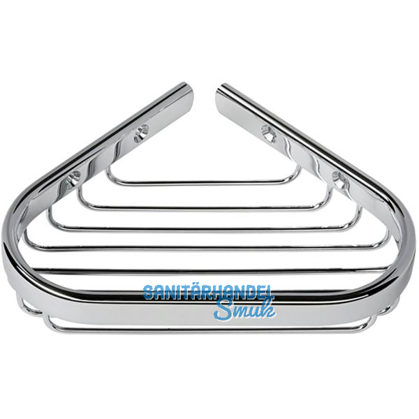 GEESA Eck-Seifenablage Basket Chrom