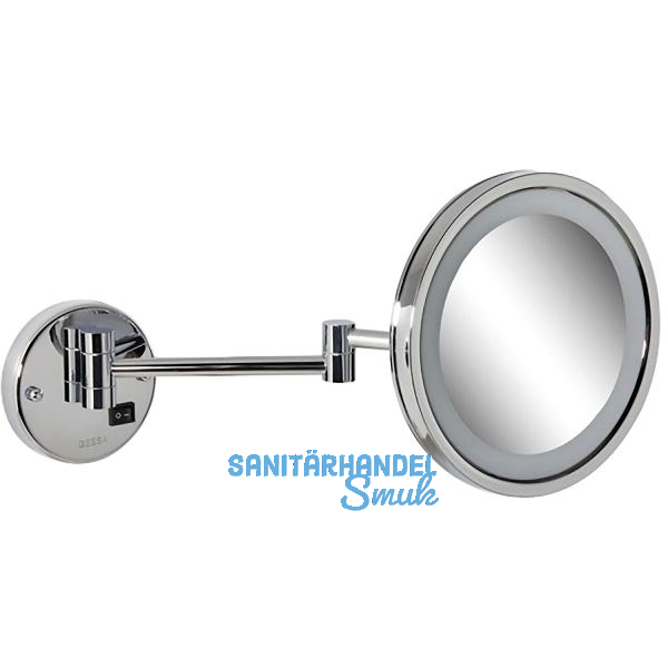GEESA Kosmetikspiegel Mirror LED Chrom