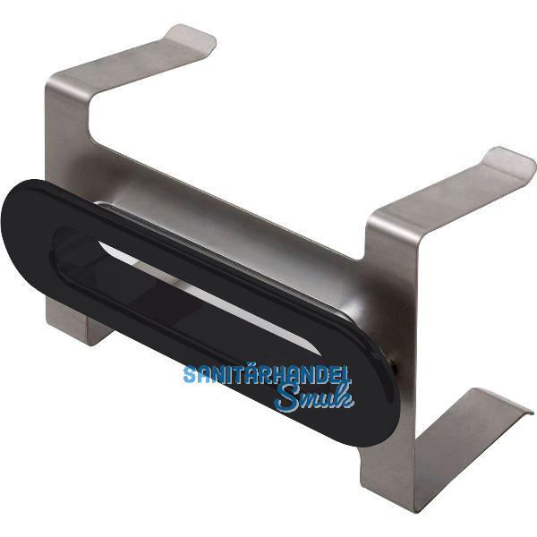 GEESA Papiertuch-Box Einbau Hotel Schwarz + Kosmetikt�cher 2-lagig