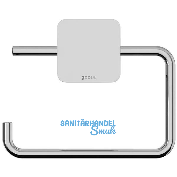 GEESA WC-Papierhalter Topaz ohne Abdeckung Chrom