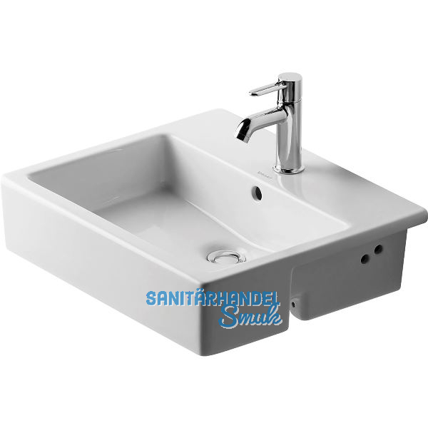 DURAVIT Halbeinbauwaschtisch Vero 55 Wei�