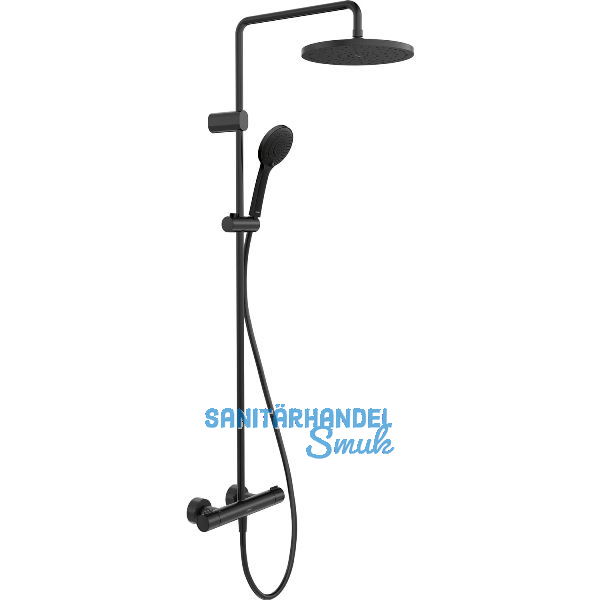 DURAVIT Duschsystem 1000 MinusFlow, Schwarz matt
