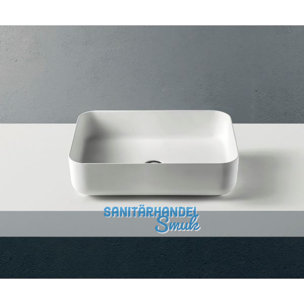 ZIEBERMAYR Aufsatzwaschtisch Squircle eckig Wei� matt