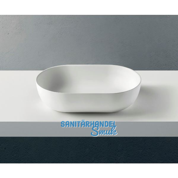 ZIEBERMAYR Aufsatzwaschtisch Pond oval, Wei� matt