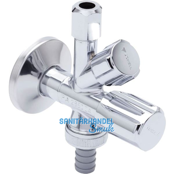 SCHELL Kombi-Eckventil Comfort, Messing Chrom
