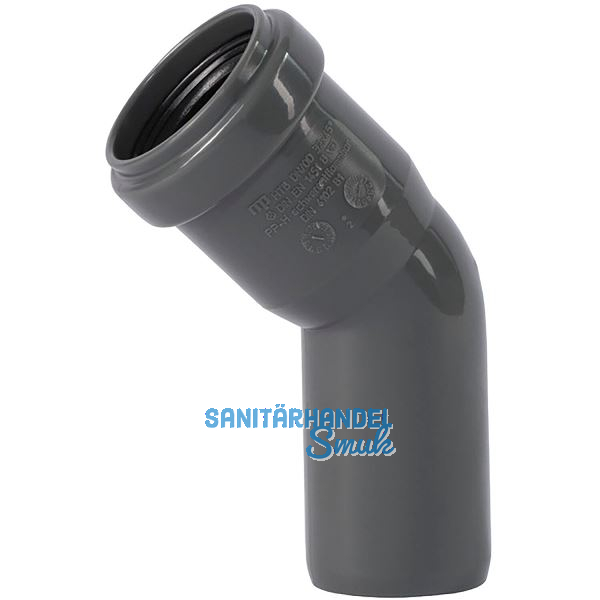 Bogen f�r Abflussrohr DN 32 mm / 45�