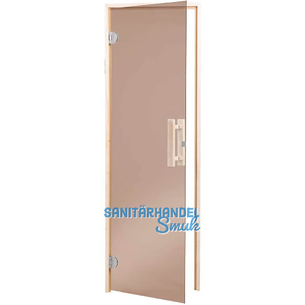 HARVIA Saunat�r 650 mm Bronze 8 mm ESG Holzrahmen Fichte