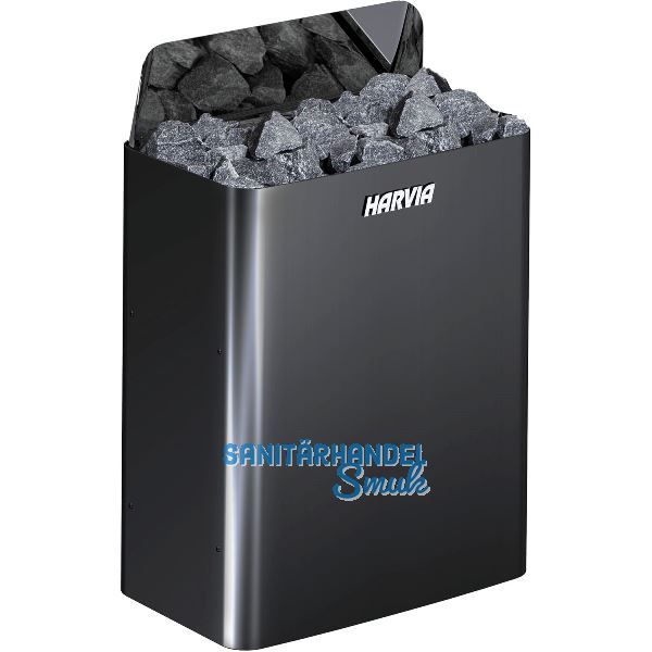 HARVIA Saunaofen Finnisch The Wall 9 kW Black Steel
