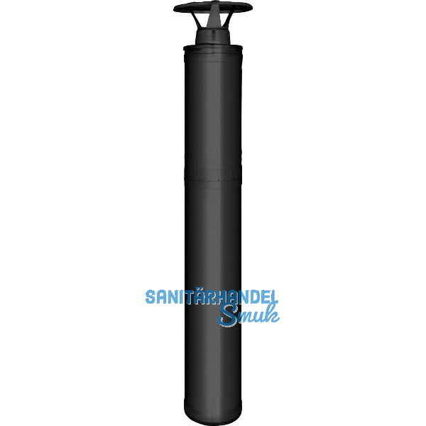 HARVIA Schornsteinset Dach Schwarz