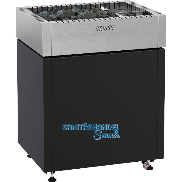 HARVIA Saunaofen Verdampfer Qube Combi 16 kW Schwarz
