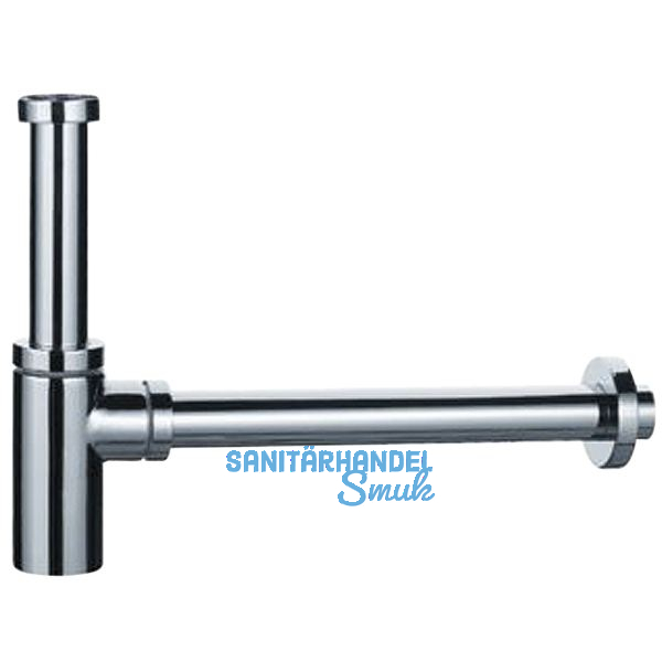 HAAS 5/4" x 32 mm Design-Flaschensiphon, Messing Chrom