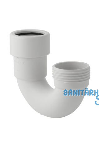 Geberit Siphonbogen in PP weiss zu