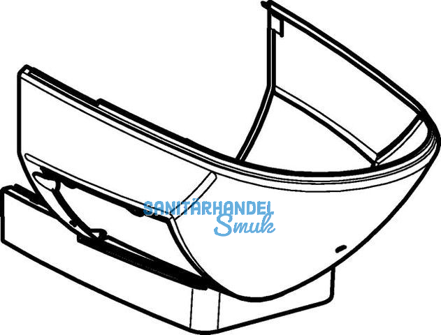 Geberit Verschalung zu AC8000 AP